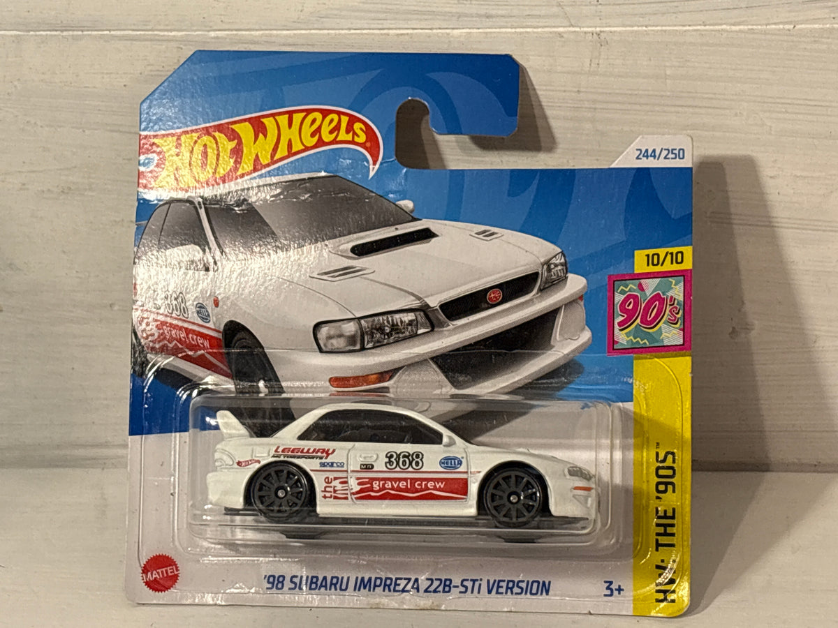 Hot Wheels - ‘98 Subaru Impreza 22B-STi Version - HW: The 90s - White