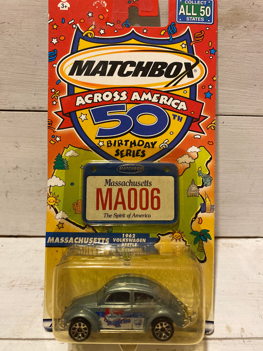Matchbox Across America - Massachusetts 1962 Volkswagen Beetle