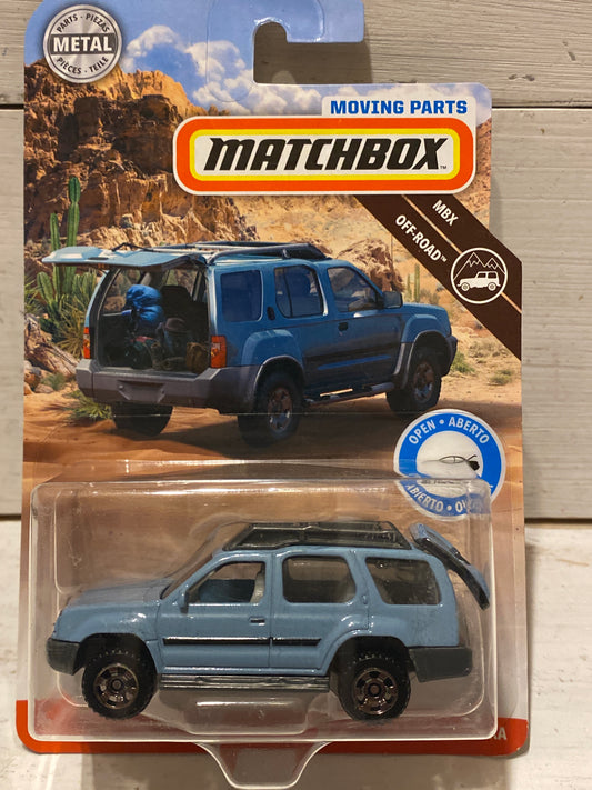 Matchbox Moving Parts - 2000 Nissan Xterra - Pale blue