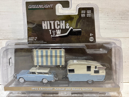 Greenlight Collectibles - Hitch & Tow - Chevrolet Nomad & Shasta Airflyte