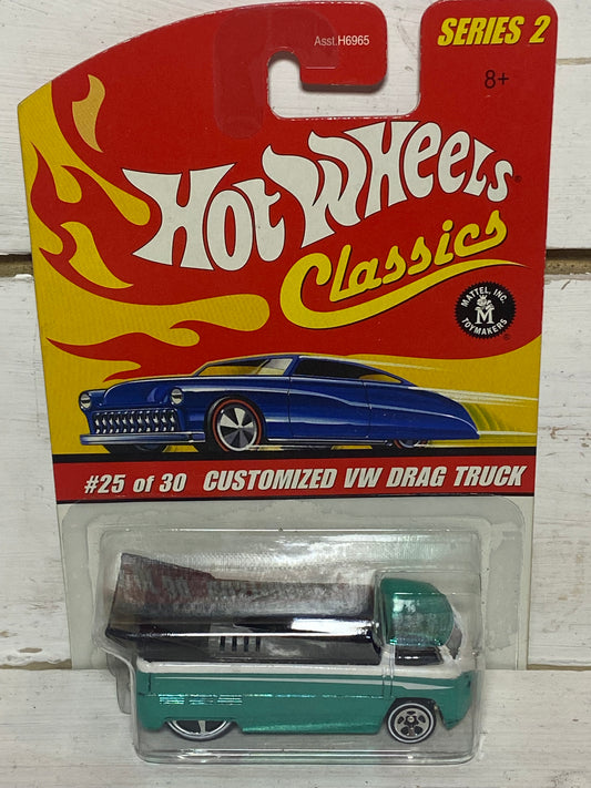 Hot Wheels Classics Customized VW Drag Truck - Green