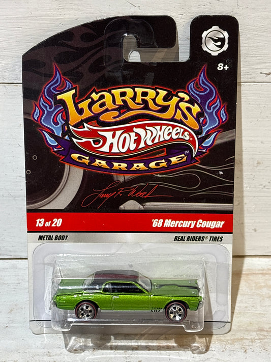 Hot Wheels - Larry’s Garage - ‘68 Mercury Cougar with Signature - Green