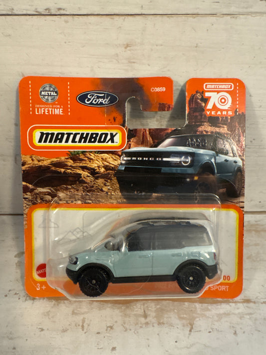 Matchbox - 2022 Ford Bronco Sport - Pale Blue
