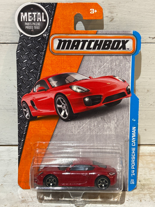 Matchbox - ‘14 Porsche Cayman - Red