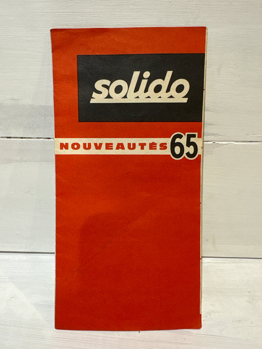 Solido - 1965 Four Leaf Pocket Catalogue