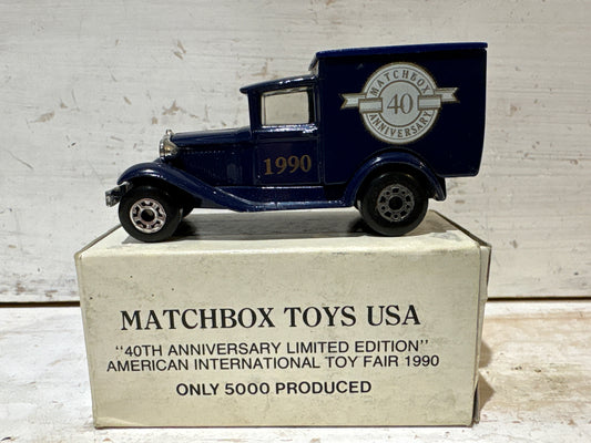 Matchbox - Ford Model A Van - 40th Anniversary Limited Edition