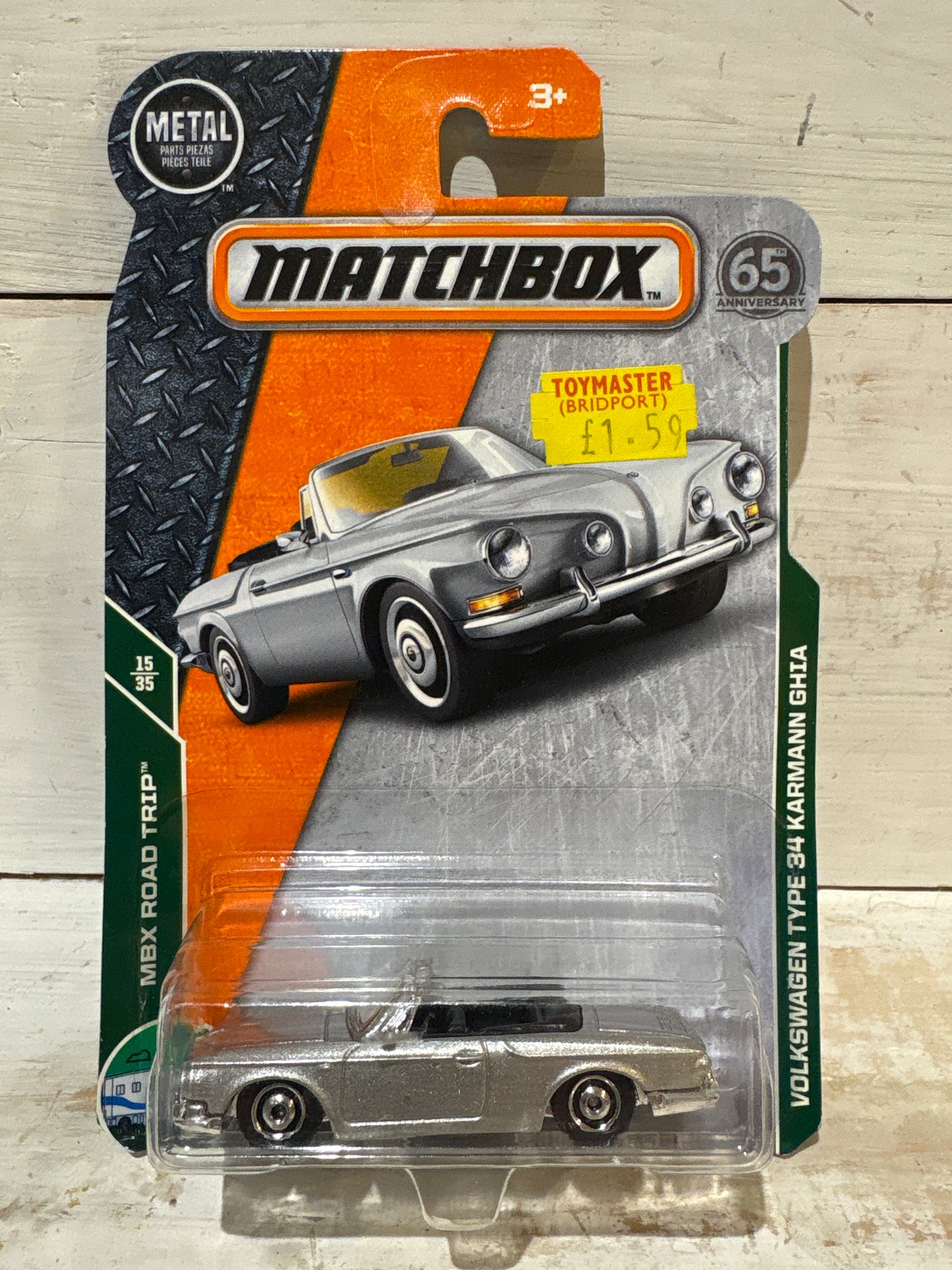 Matchbox - Volkswagen Type 34 Karmann Ghia - Silver
