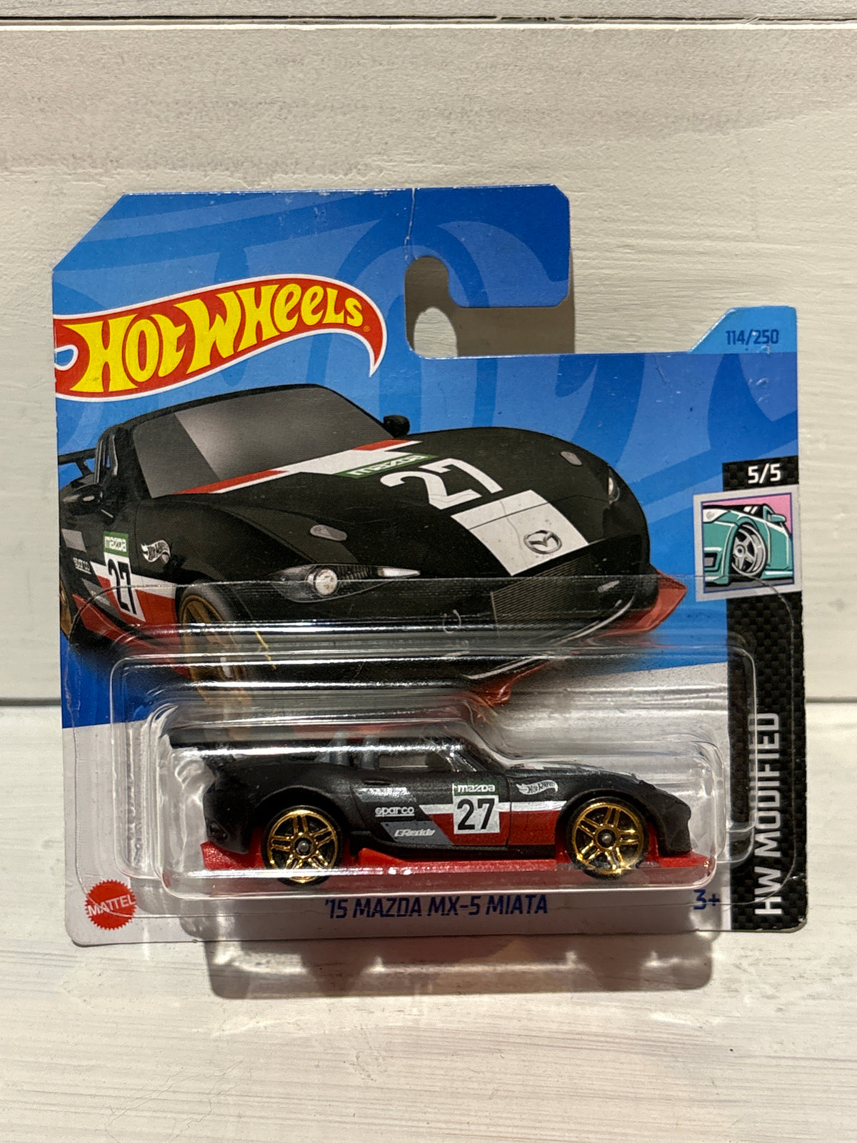 Hot Wheels - ‘15 Mazda MX-5 Miata - HW Modified - Black
