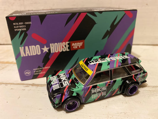 Kaido House MiniGT - Datsun Kaido 510 Wagon HKS V1