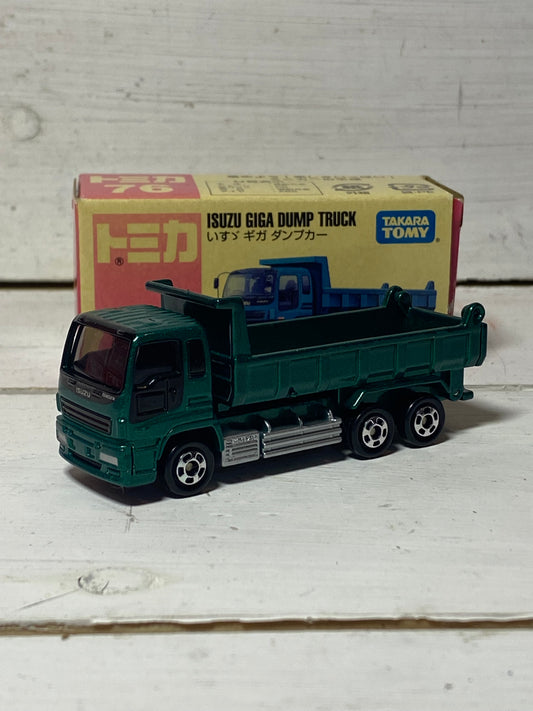 Tomica 76 Isuzu Giga Dump Truck - Green