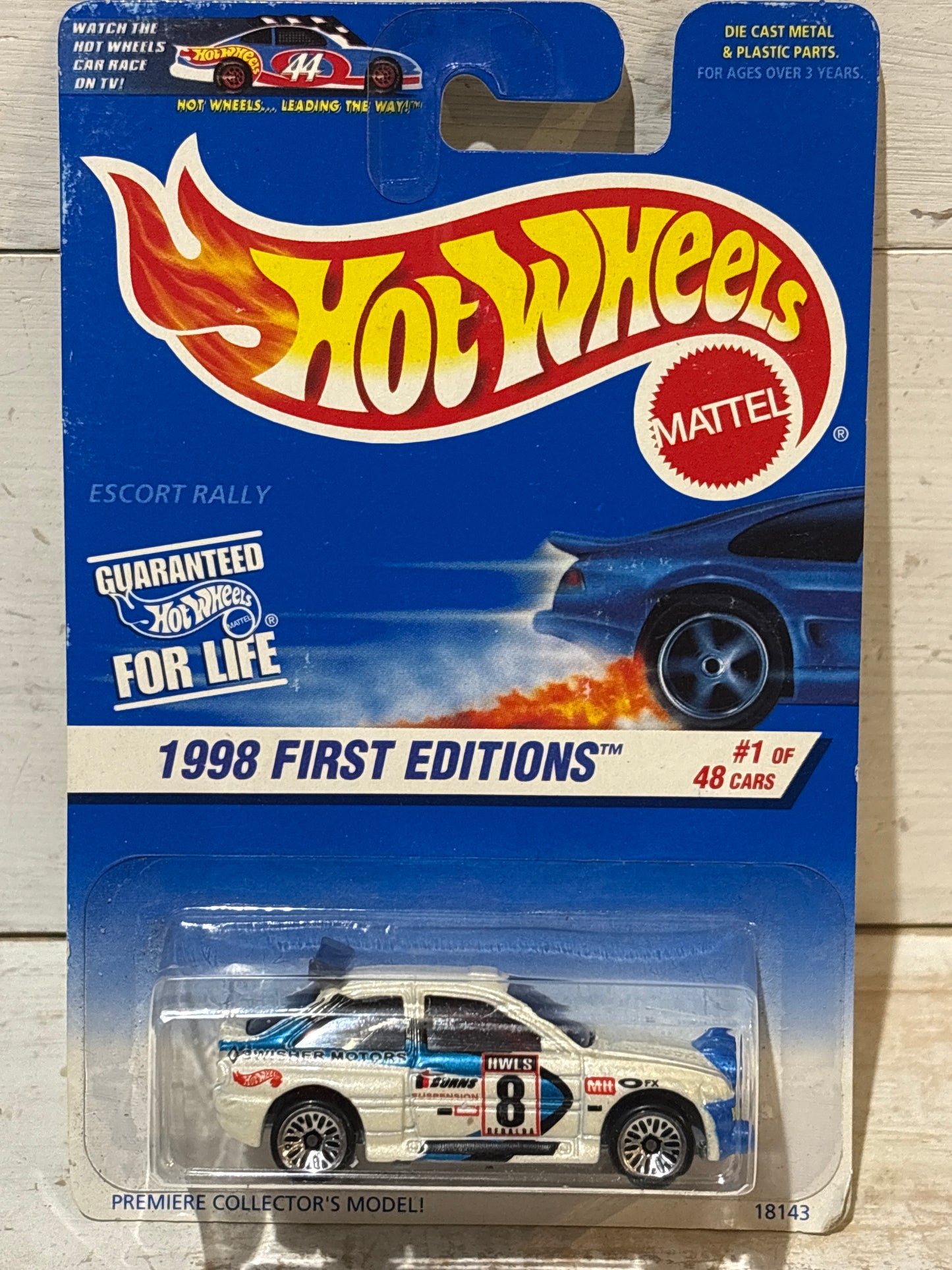 Hot Wheels 1998 First Editions - Escort Rally