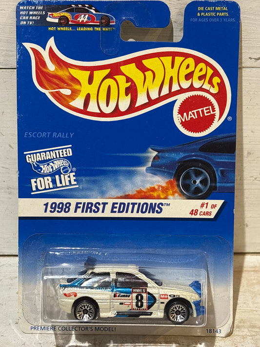 Hot Wheels 1998 First Editions - Escort Rally