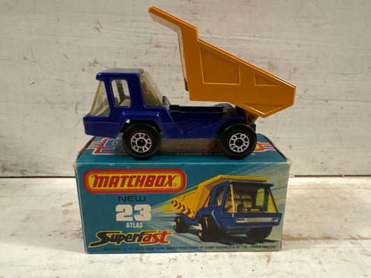 Matchbox - Atlas Truck - Clear Windows, grey interior, J-type box