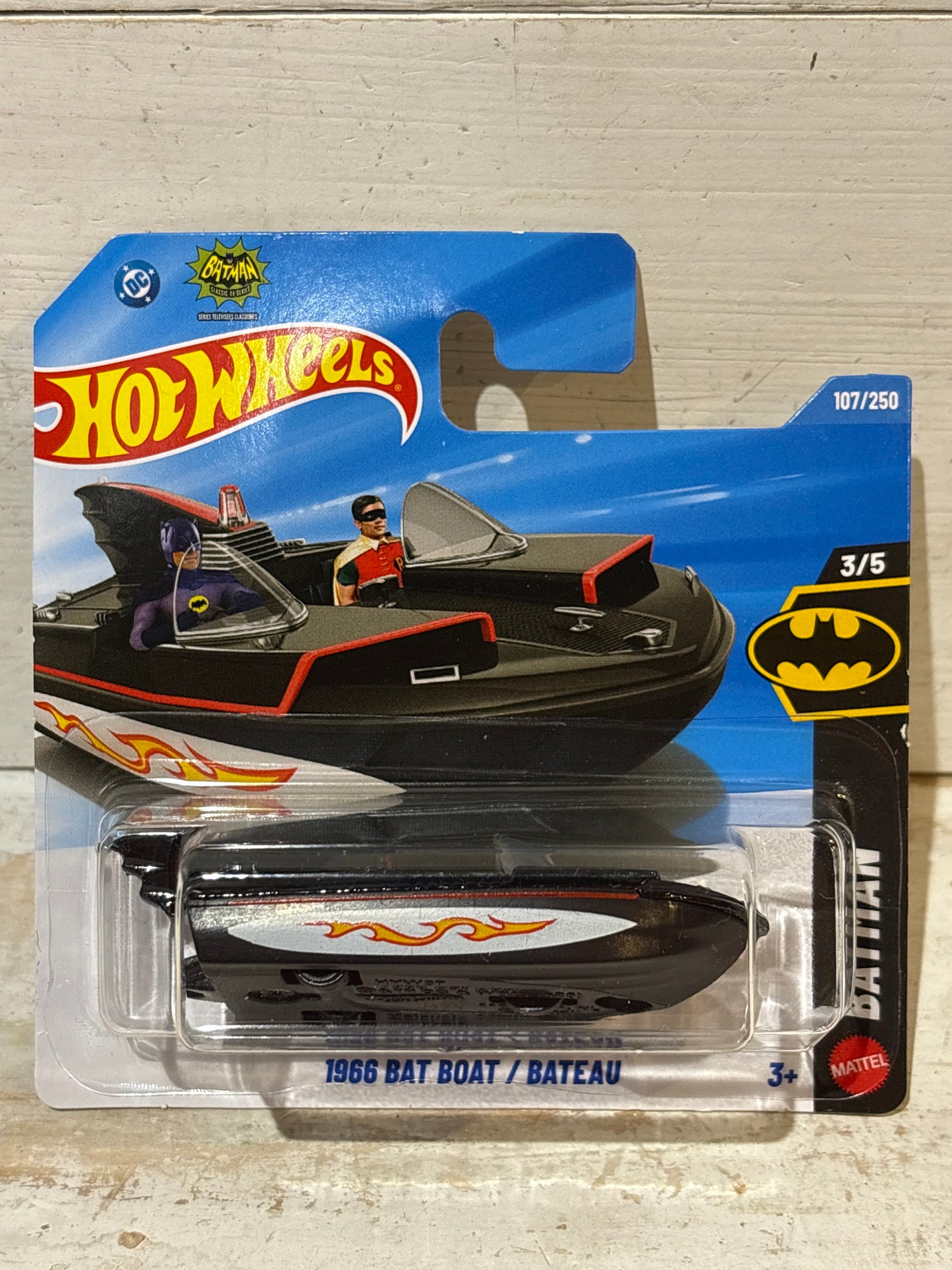Hot Wheels - 1966 Bat Boat - Batman - Black