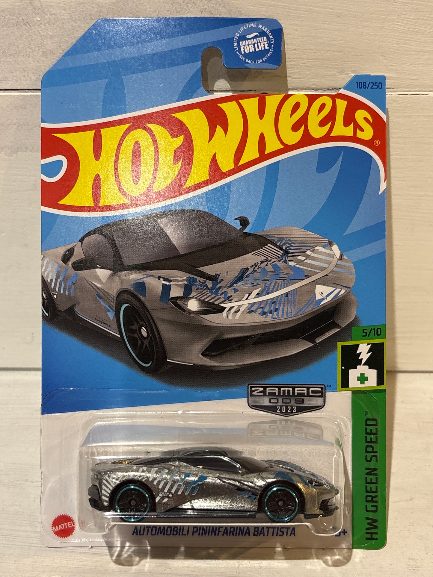 Hot Wheels - Automobili Pininfarina Battista - HW Green Speed - ZAMAC