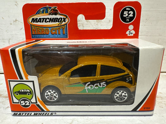 Matchbox Hero City - Ford Focus -  Gold
