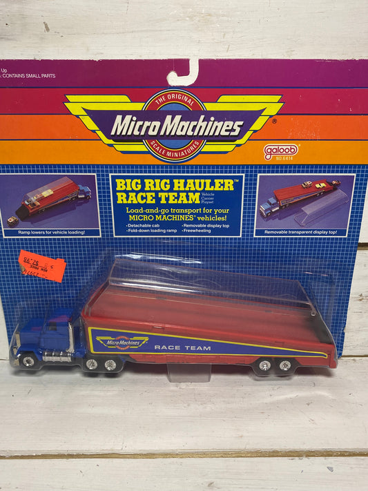 Micro Machines Big Rig Hauler Race Team