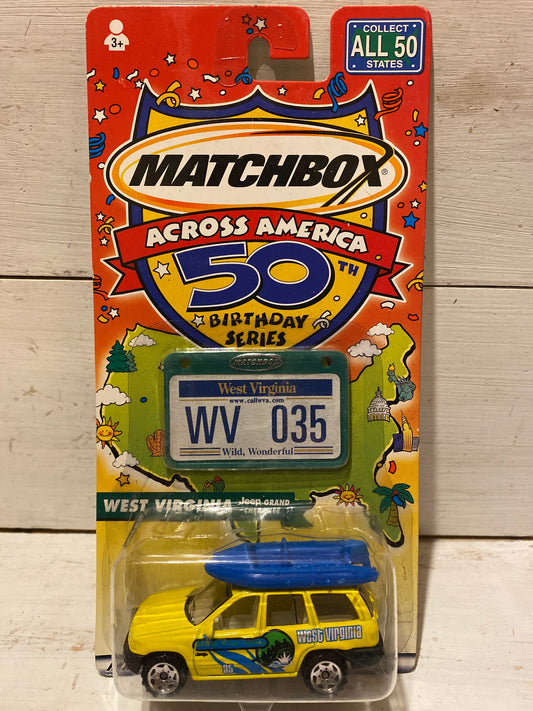 Matchbox Across America - Jeep Grand Cherokee - West Virginia