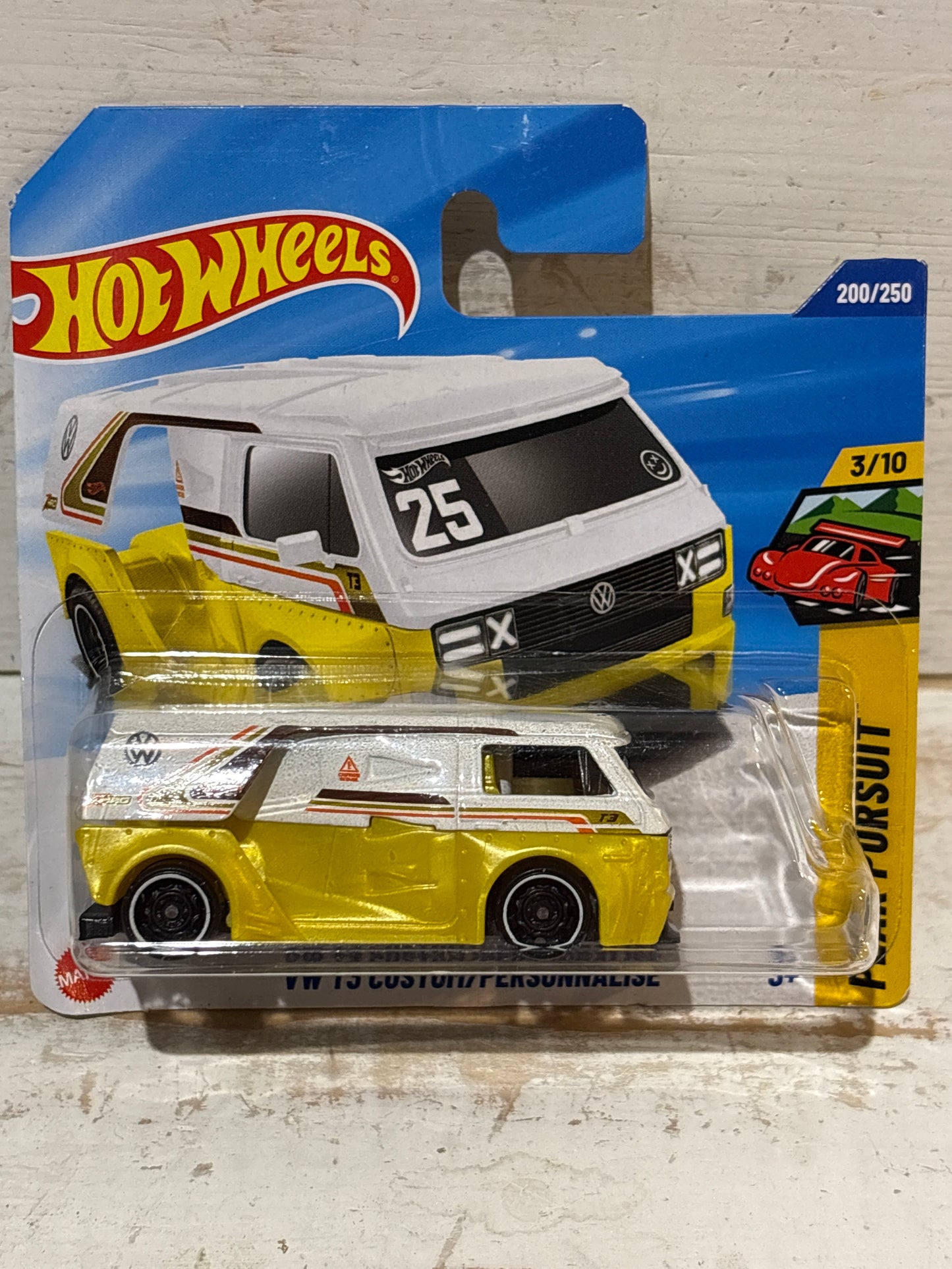 Hot Wheels - VW T3 Custom - Peak Pursuit - Yellow