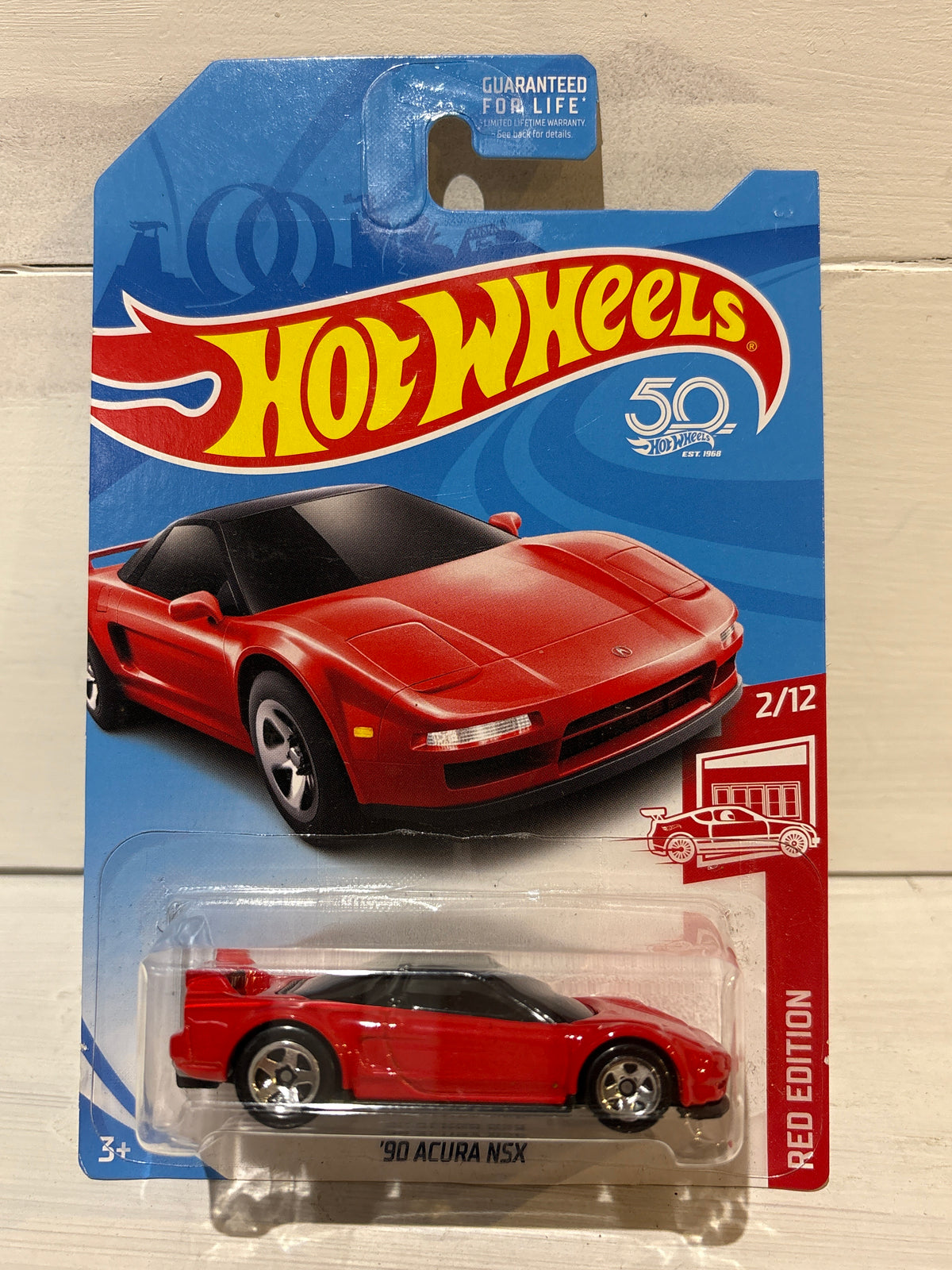 Hot Wheels Red Edition - ‘90 Acura NSX