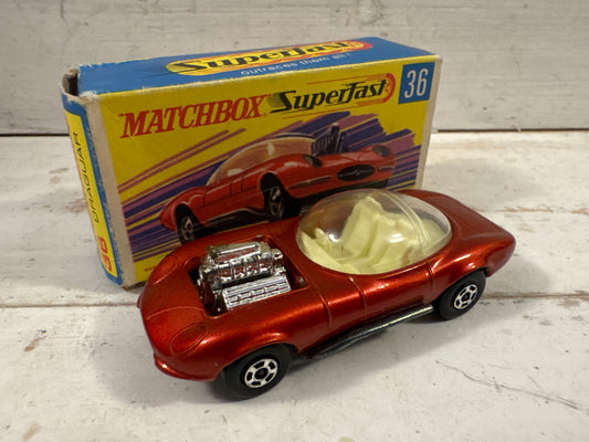 Matchbox - Hot Rod Draguar - Metallic Red