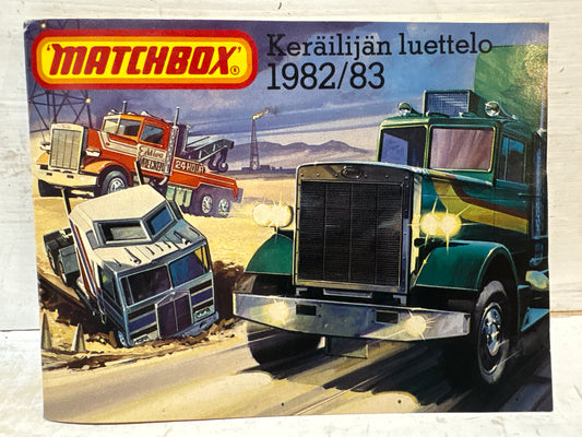 Matchbox - 1982/83 Pocket Catalogue - Very Rare Finnish issue