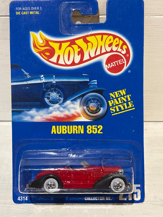 Hot Wheels - Auburn 852 - Red with Whitewall wheels