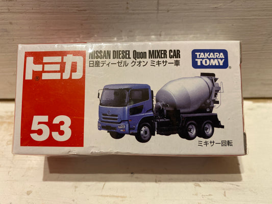 Tomica - 53 Nissan Diesel Quon Mixer Car