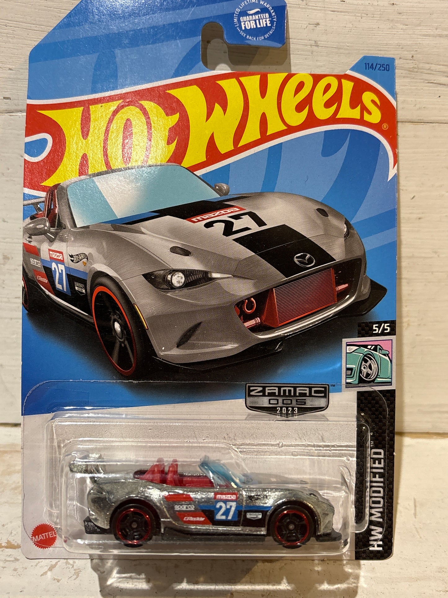 Hot Wheels - ‘15 Mazda MX5 Miata - HW Modified - ZAMAC