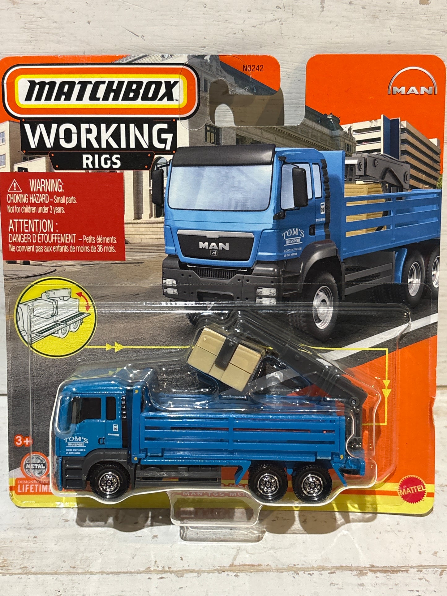 Matchbox Working Rigs - MAN TGS MCAD - blue
