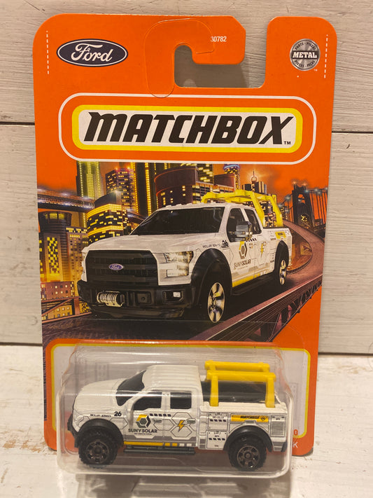 Matchbox - ‘15 Ford F-150 Contractor Truck - Suny Solar