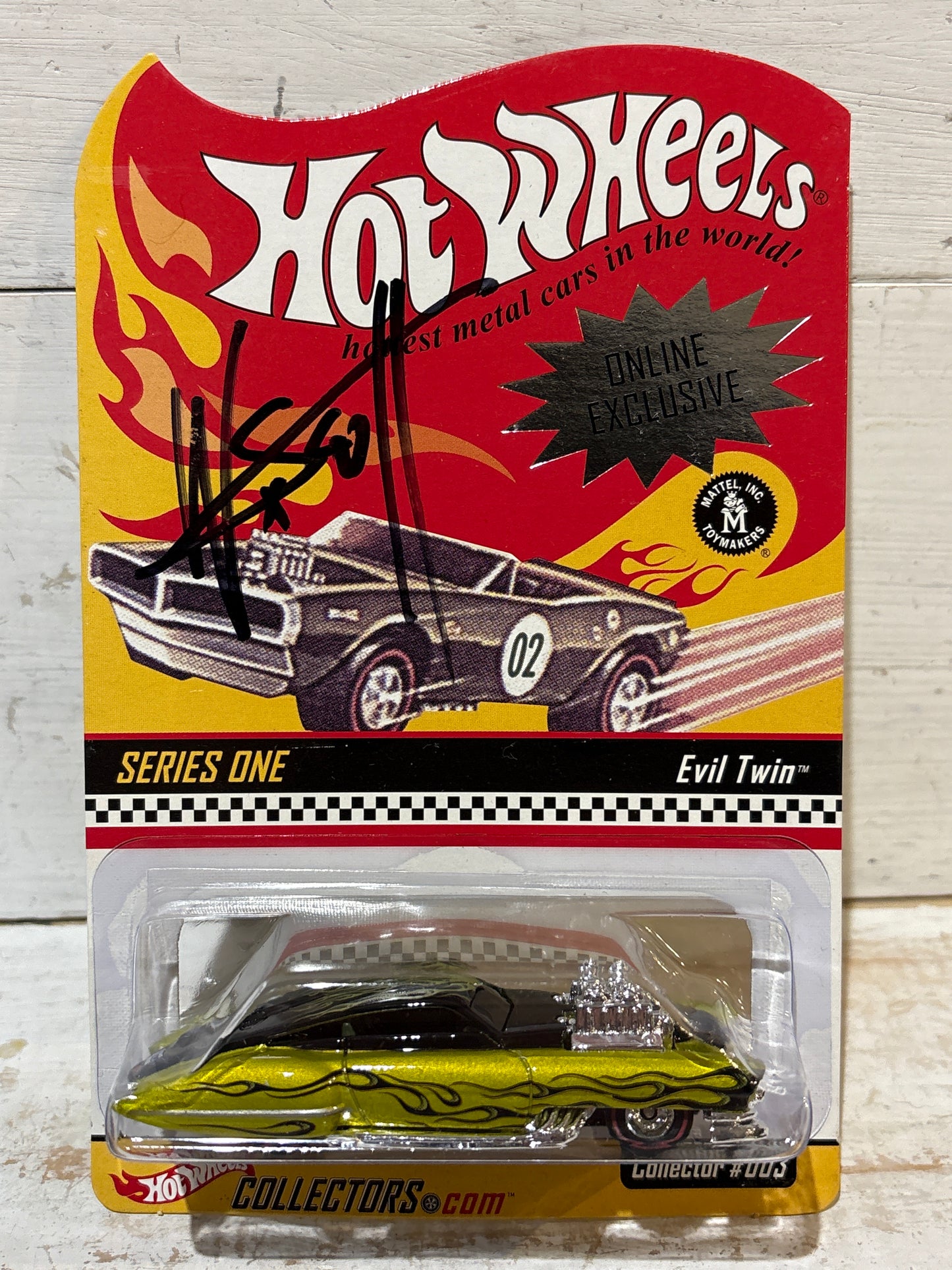 Hot Wheels - Evil Twin - Online Exclusive - Signed by Hot Wheels Designer Wayne Scott