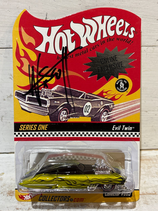 Hot Wheels - Evil Twin - Online Exclusive - Signed by Hot Wheels Designer Wayne Scott