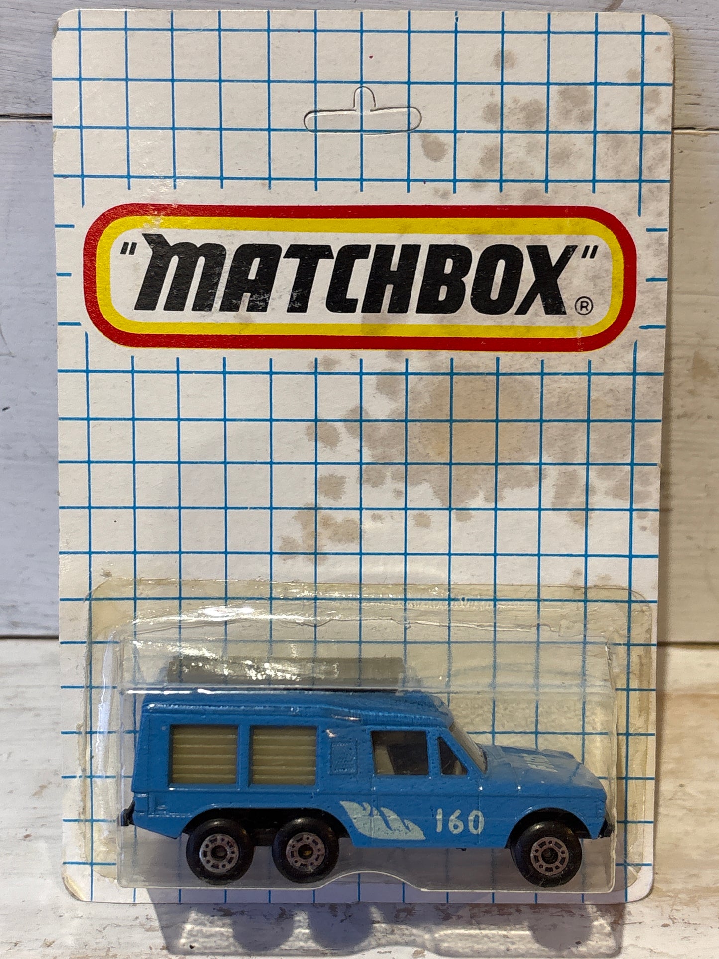 Matchbox - Carmichael Commando - Bulgarian Issue - Blue