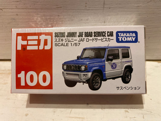 Tomica - 100 Suzuki Jimny JAF Road Service Car