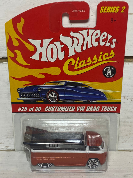 Hot Wheels Classics Customized VW Drag Truck - Red