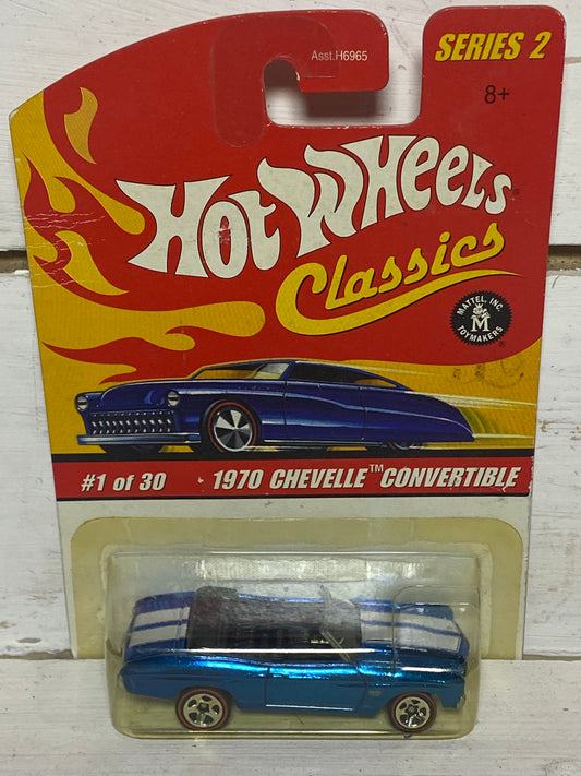 Hot Wheels Classics 1970 Chevelle Convertible- Blue