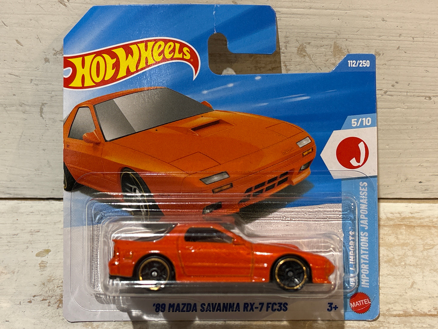 Hot Wheels - ‘89 Mazda Savanna RX-7 FC3S - HW J-Imports - Orange