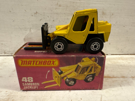 Matchbox - Sambron Jacklift - Black forks