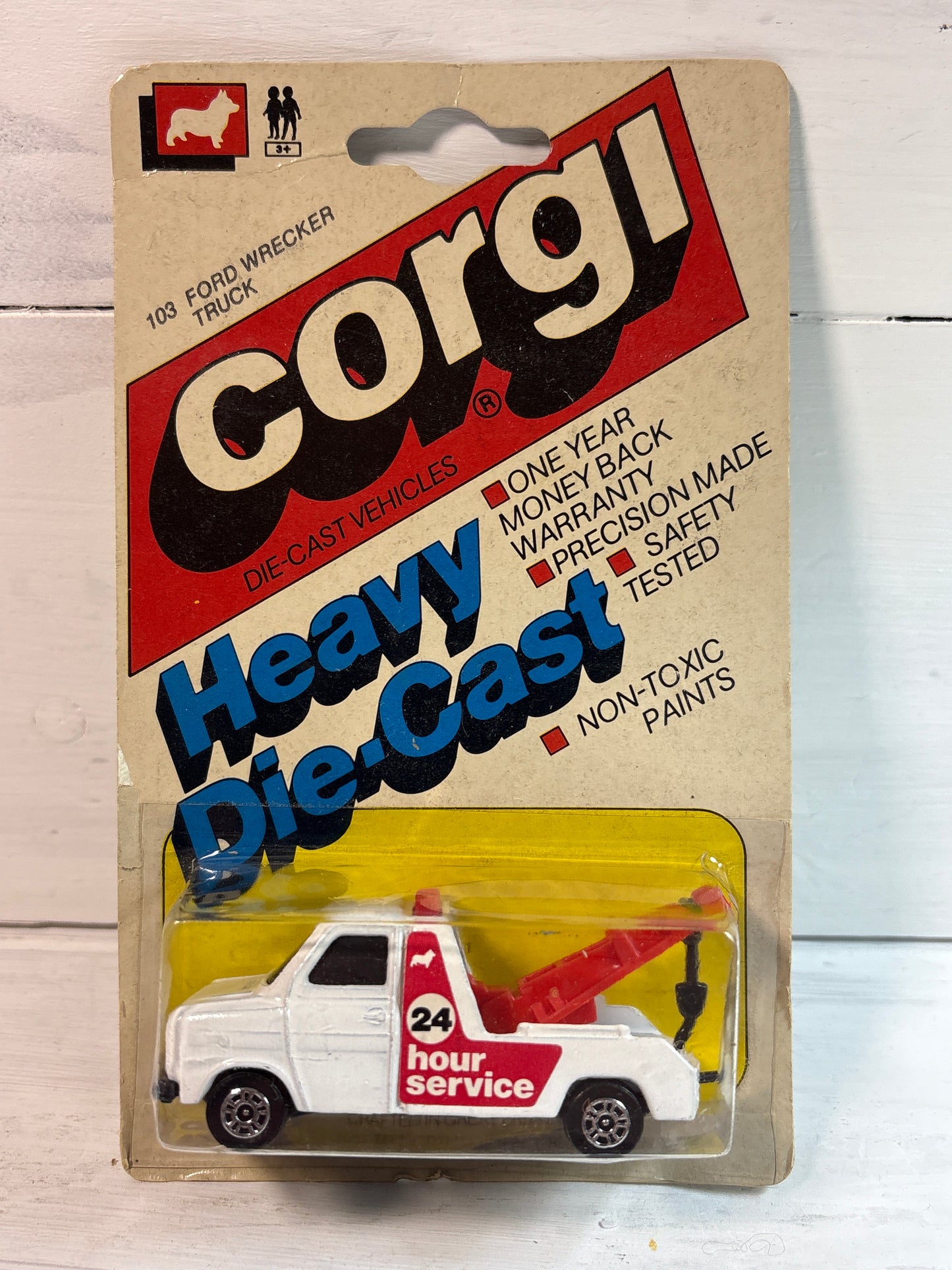 Corgi Juniors - Ford Transit Wrecker on US Card