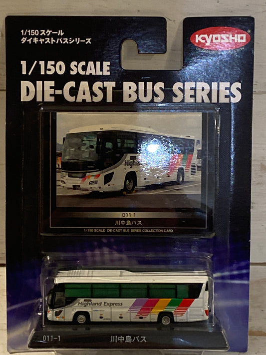 Kyosho Diecast Bus Series 011-1 - Hino Selega - Highland Express - Kawanakajima Bus