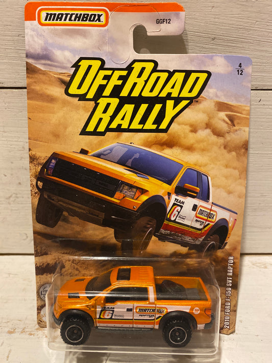 Matchbox Off Road Rally Series - 2010 Ford F-150 SVT Raptor