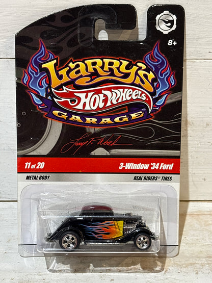 Hot Wheels - Larry’s Garage - 3 Window ‘34 Ford with Signature