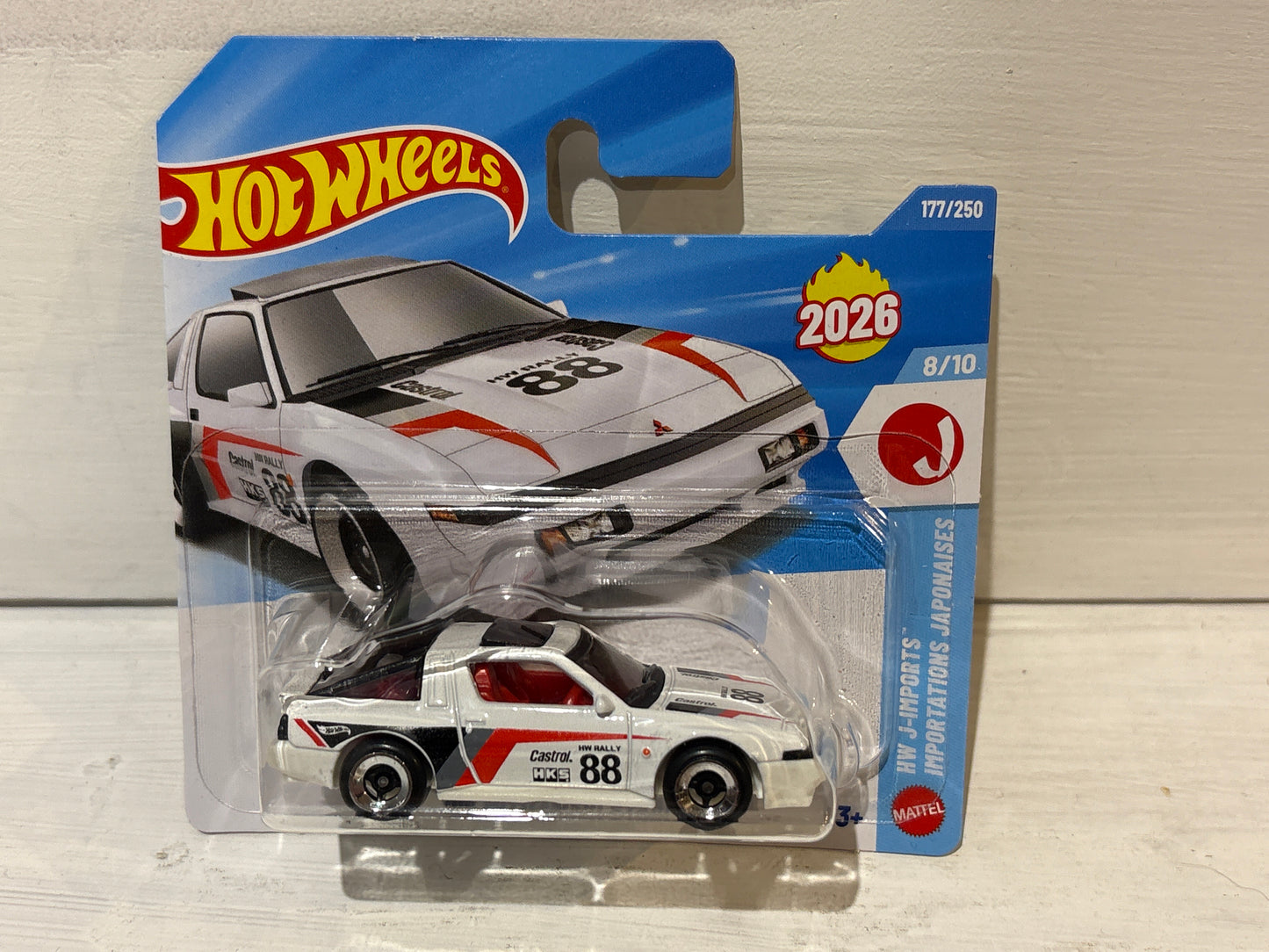 Hot Wheels - ‘88 Mitsubishi Starion- White - HW J-Imports
