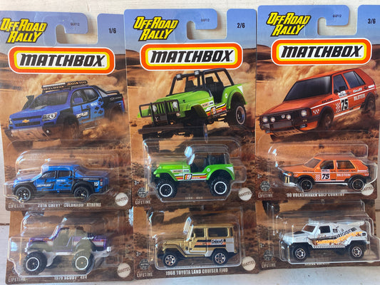 Matchbox OffRoad Rally - Full Set