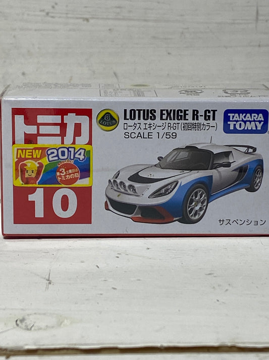 Tomica 10 Lotus Exige R-GT - White