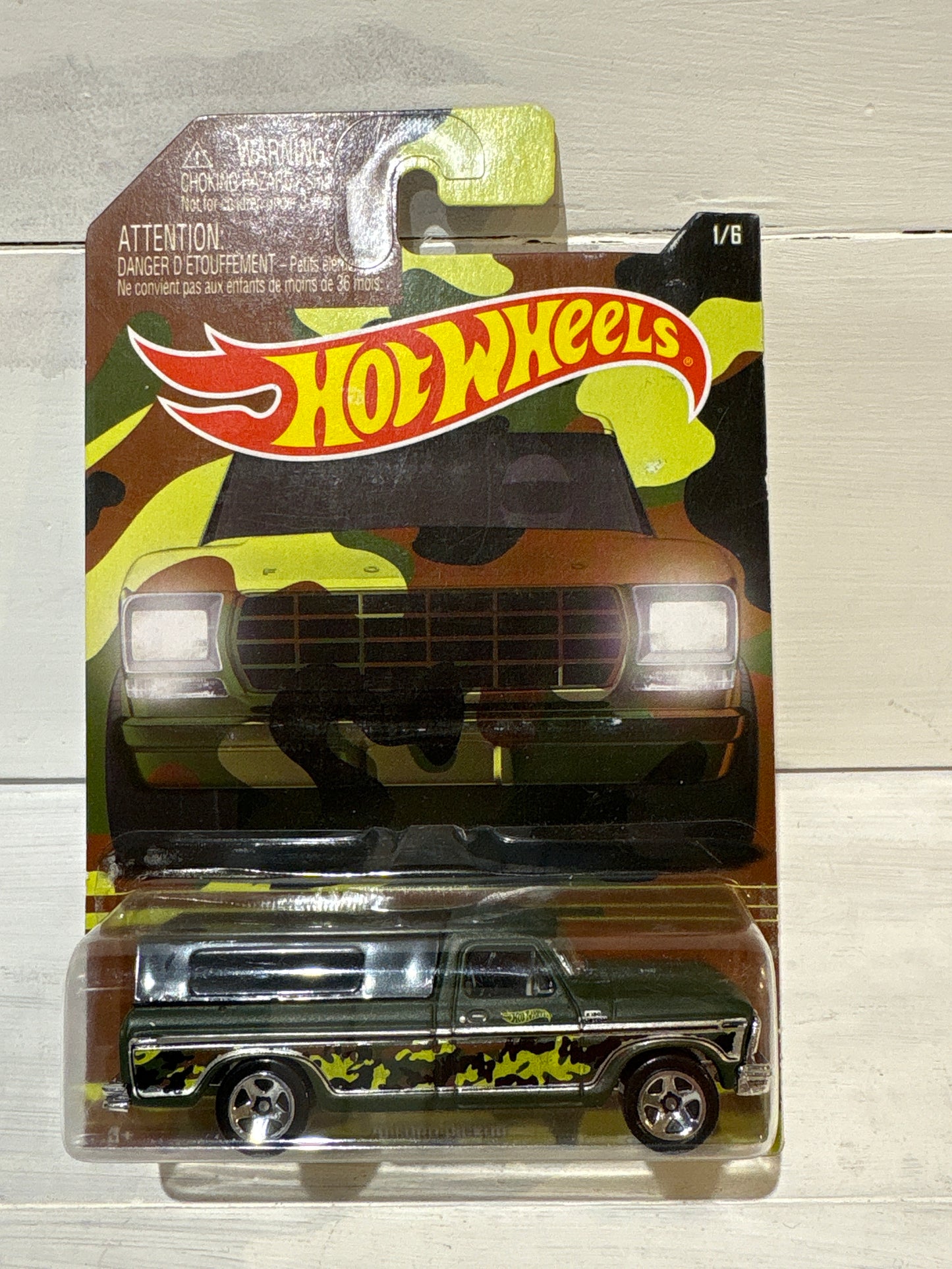 Hot Wheels Camouflage - ‘79 Ford Pickup - WalMart Exclusive