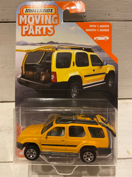 Matchbox Moving Parts - 2000 Nissan Xterra - Yellow