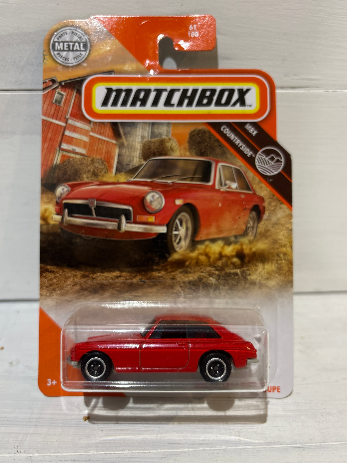 Matchbox - 1971 MGB GT Coupe - Red