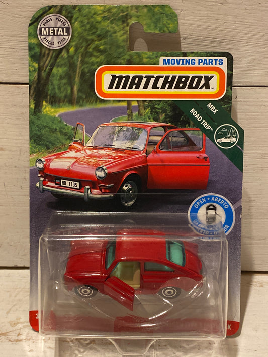 Matchbox Moving Parts - ‘65 Volkswagen Type 3 Fastback - red
